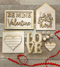 Load image into Gallery viewer, Valentine’s Day Tiered Tray Blank Kit