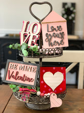 Load image into Gallery viewer, Valentine’s Day Tiered Tray Blank Kit